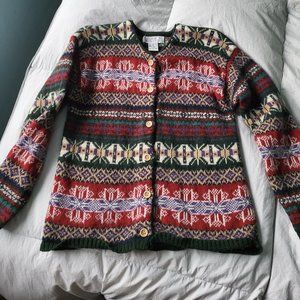 Jacob Jr. Virgin wool button up sweater